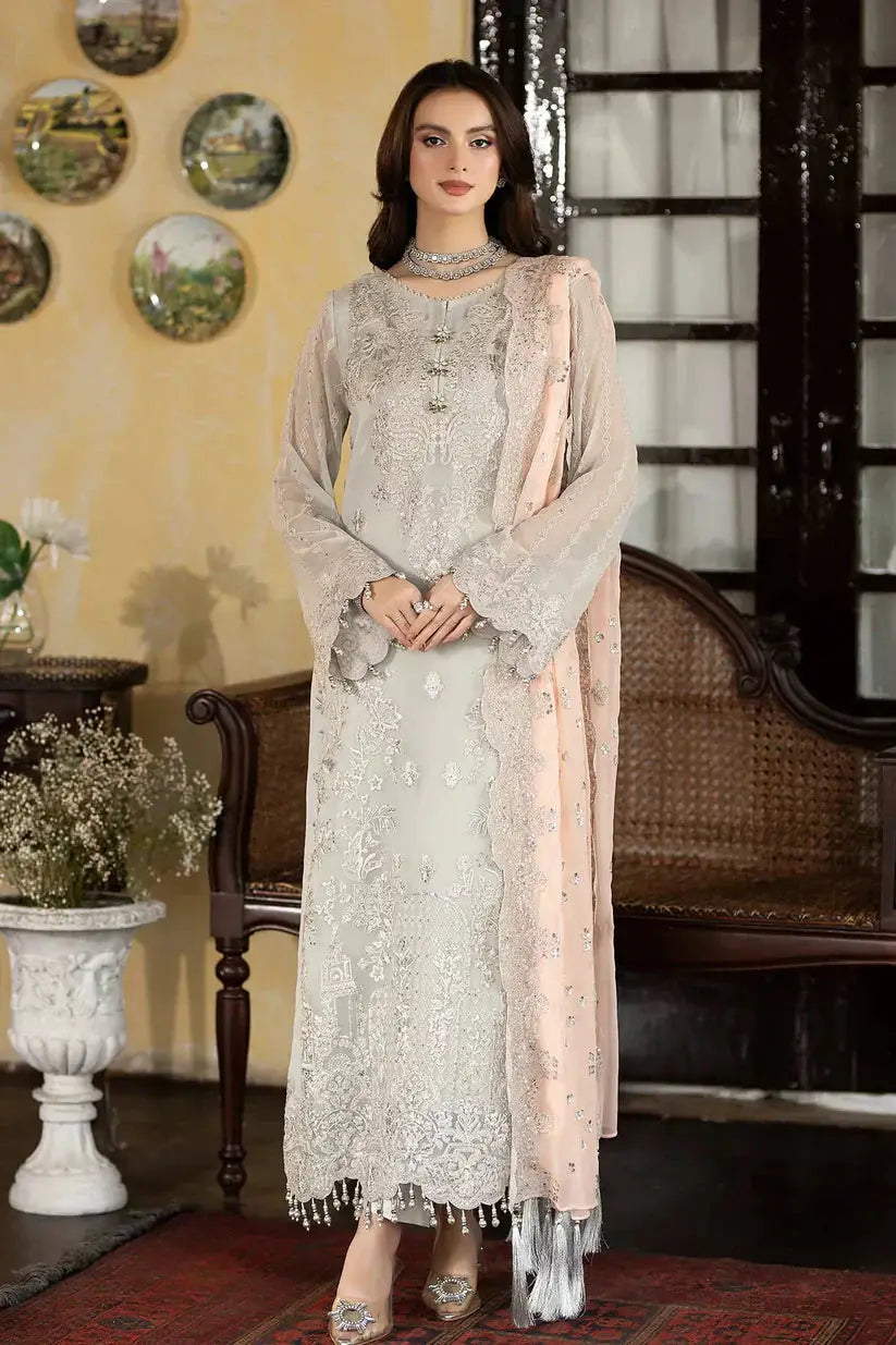 Imrozia Premium | Enliven Formals Collection | M-63 Gabriella - Pakistani Designer Dress - by Imrozia Premium | Type: Formal - 100% Original at Saira Sultan