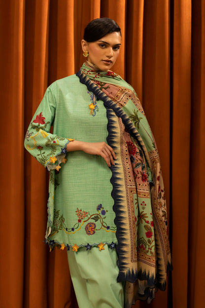 Sana Safinaz | Muzlin Winter 25 | M253-004B by Sana Safinaz - Designer Dress - Type : Ladies Clothes - Available at Saira Sultan - 100% Original 
