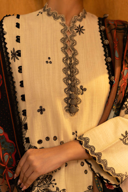 Sana Safinaz | Muzlin Winter 25 | M253-005B by Sana Safinaz - Designer Dress - Type : Ladies Clothes - Available at Saira Sultan - 100% Original 