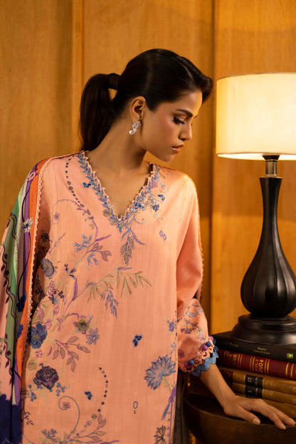 Sana Safinaz | Muzlin Winter 25 | M253-006B by Sana Safinaz - Designer Dress - Type : Ladies Clothes - Available at Saira Sultan - 100% Original 