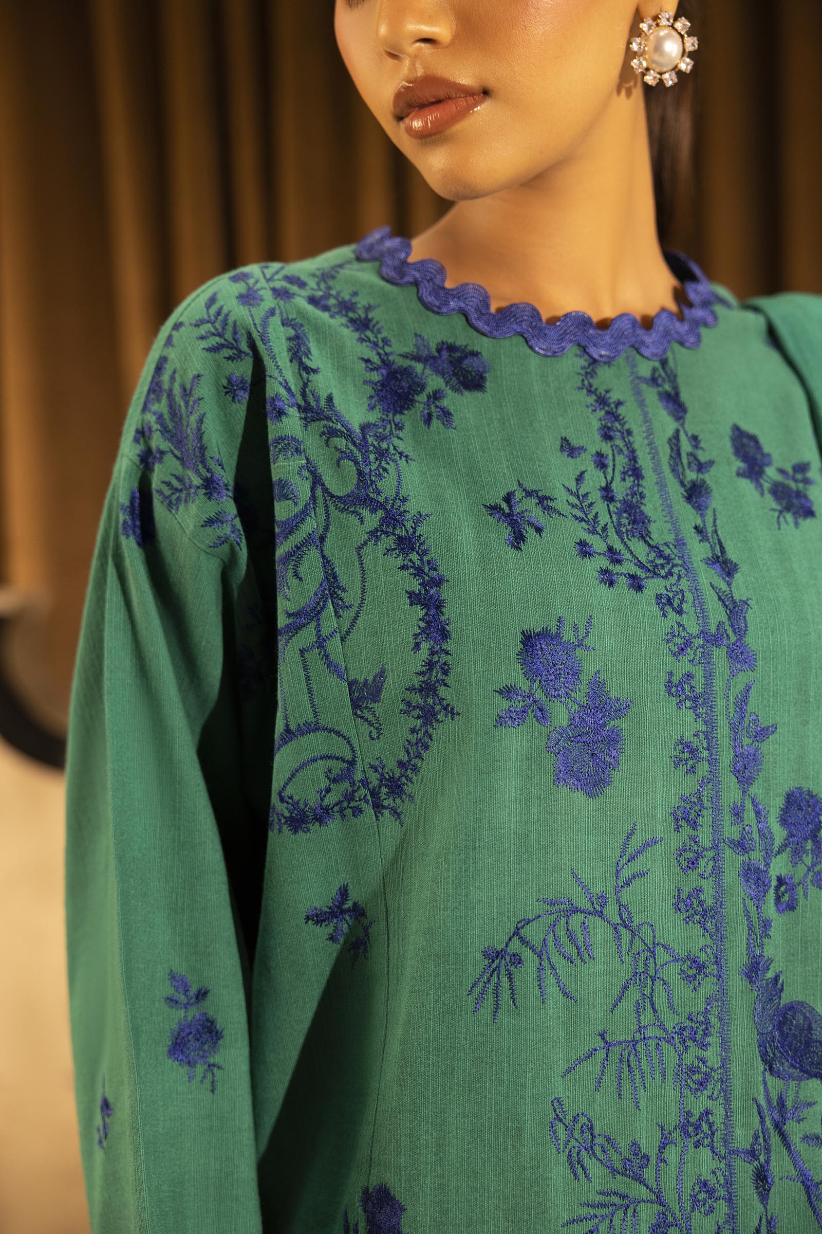 Sana Safinaz | Muzlin Winter 25 | 010A by Sana Safinaz - Designer Dress - Type : Ladies Clothes - Available at Saira Sultan - 100% Original 