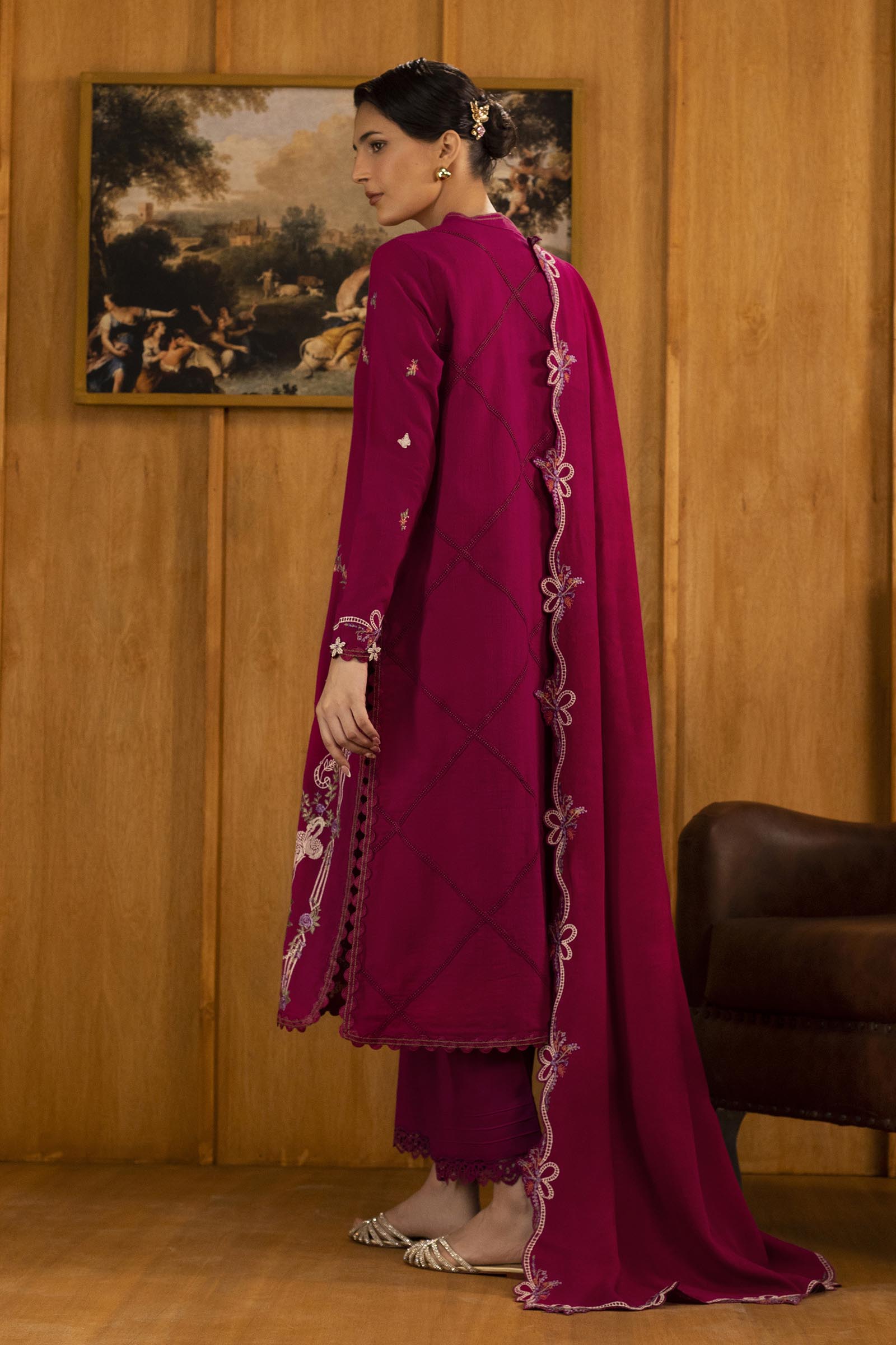 Sana Safinaz | Muzlin Winter 25 | 012A by Sana Safinaz - Designer Dress - Type : Ladies Clothes - Available at Saira Sultan - 100% Original 