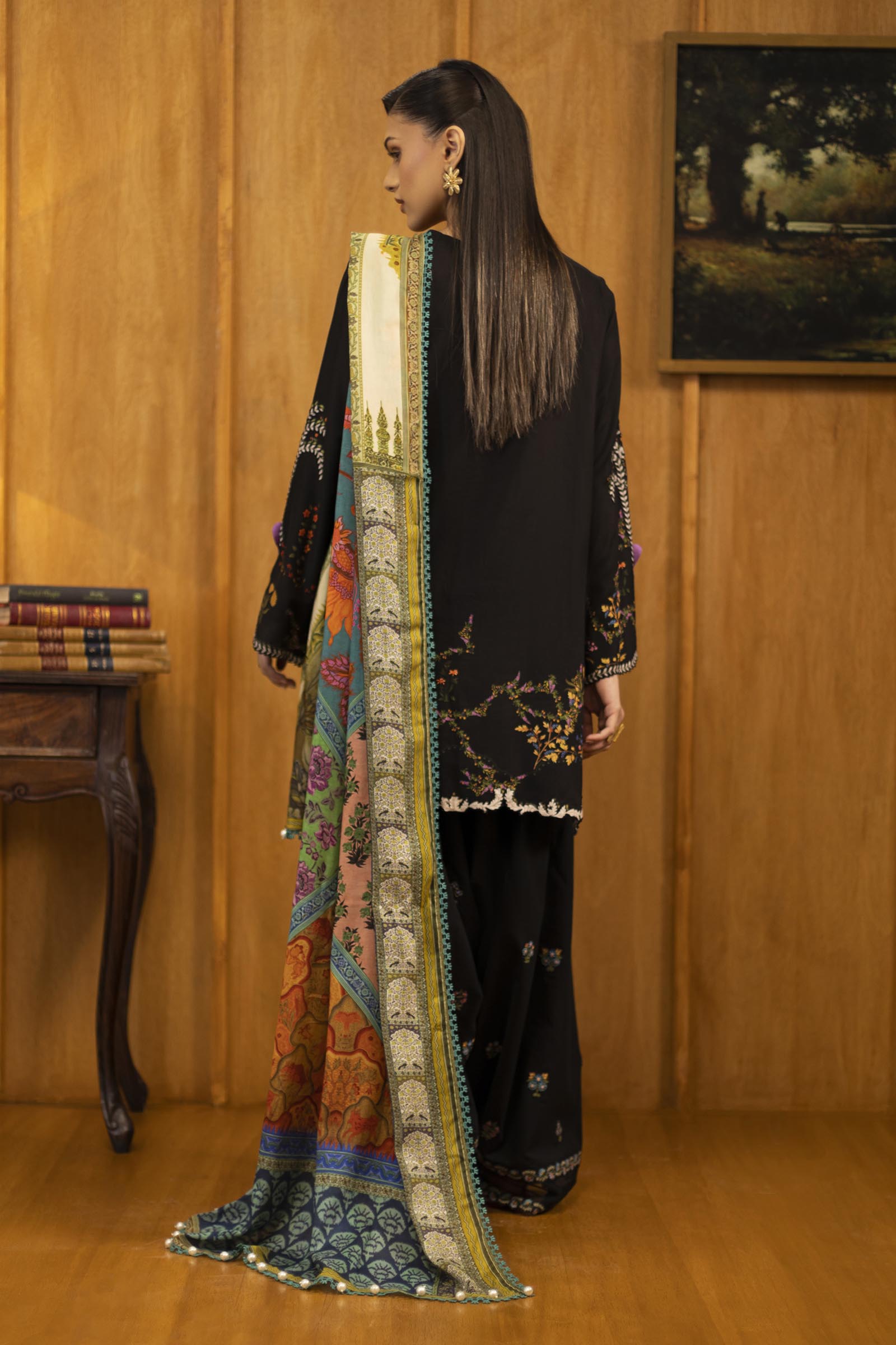Sana Safinaz | Muzlin Winter 25 | 015B by Sana Safinaz - Designer Dress - Type : Ladies Clothes - Available at Saira Sultan - 100% Original 