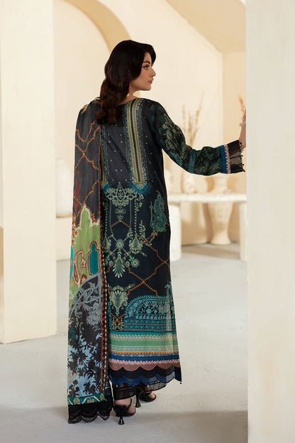 Ramsha | Mashaal Luxury Lawn | L-1301 L Black Lawn