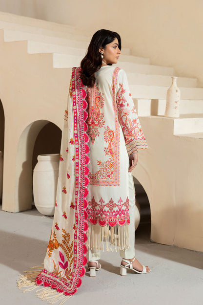 Ramsha | Mashaal Luxury Lawn | L-1308 S Ivory Lawn