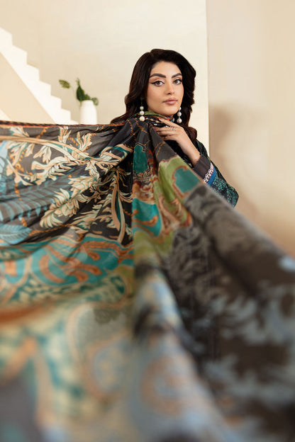 Ramsha | Mashaal Luxury Lawn | L-1301 XL Black Lawn