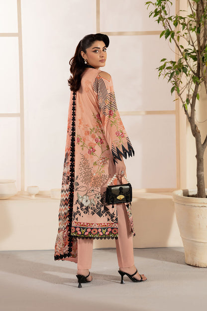 Ramsha | Mashaal Luxury Lawn | L-1311 S Nude Peach Lawn