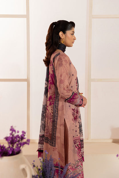 Ramsha | Mashaal Luxury Lawn | L-1306 M Soft Pink Lawn