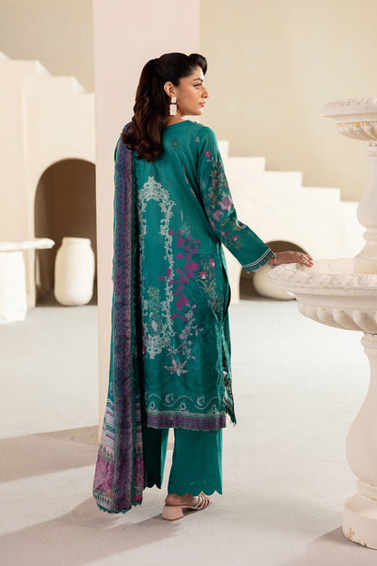 Ramsha | Mashaal Luxury Lawn | L-1310 S Emerald Green Lawn