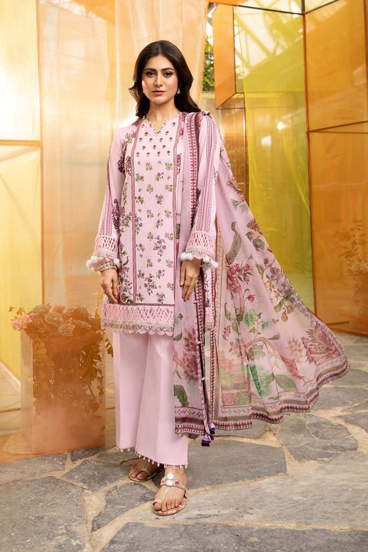 Maria B | M Basic Summer Lawn 25 | MB-CUS25-705B XS Lilac Lawn