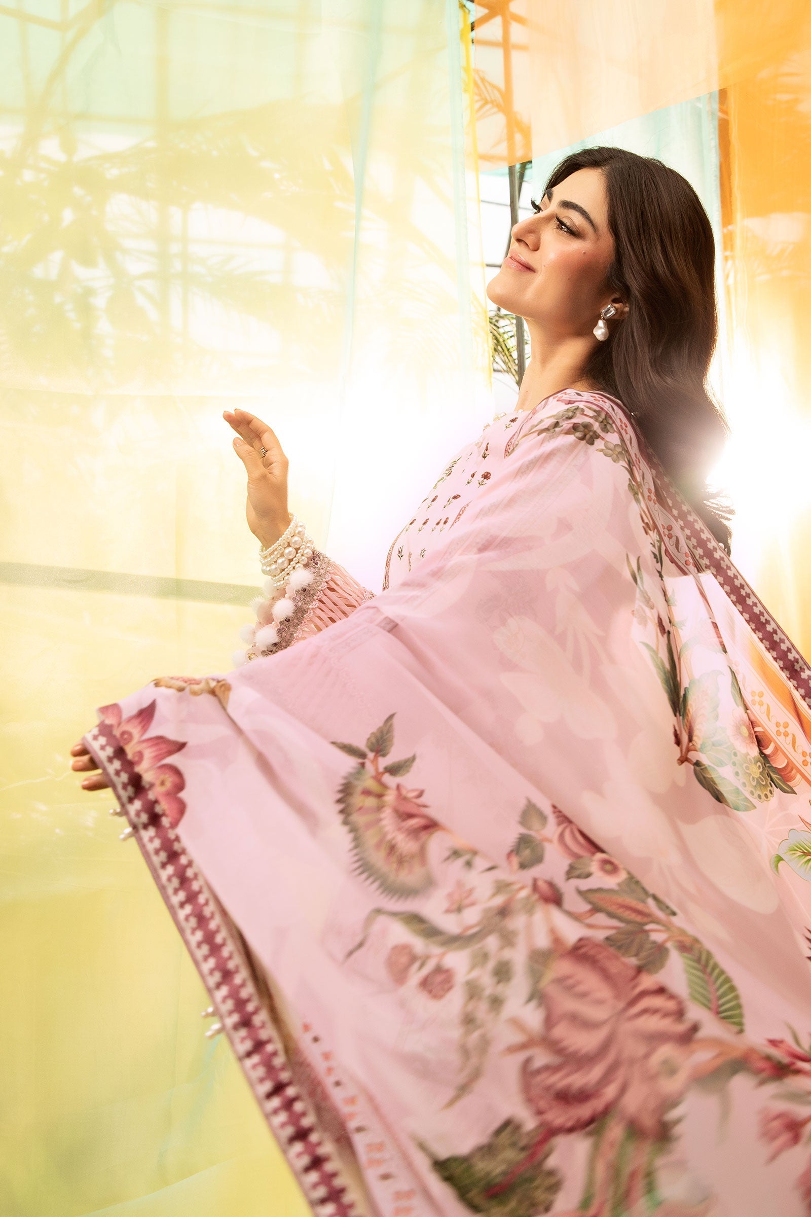Maria B | M Basic Summer Lawn 25 | MB-CUS25-705B M Lilac Lawn