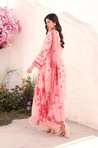 Maria B | M Basic Summer Lawn 25 | MB-CUS25-709A S Pink Lawn