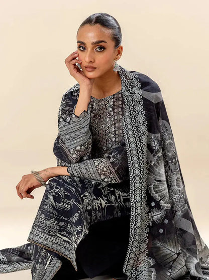 Morbagh | Lawn Collection 24 | EBONY STREAMS - Pakistani Designer Dress - by Morbagh | Type: Luxury - 100% Original at Saira Sultan
