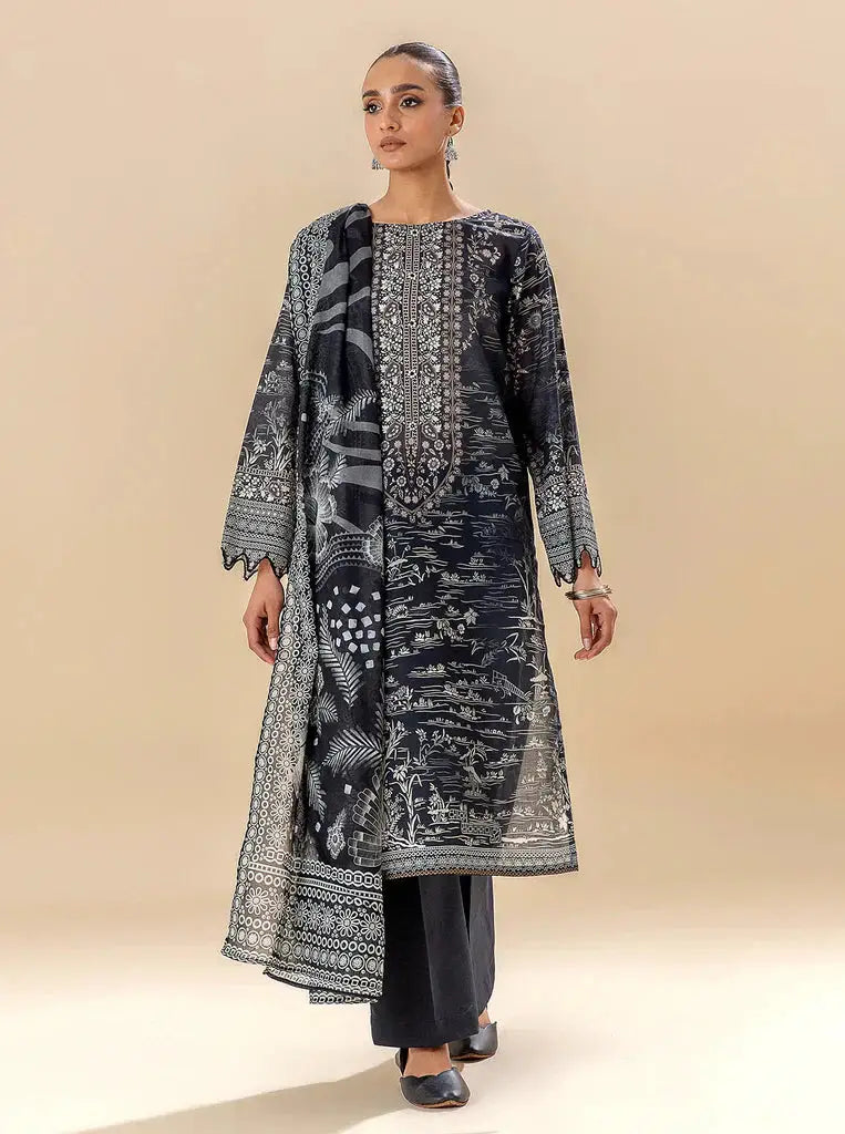 Morbagh | Lawn Collection 24 | EBONY STREAMS - Pakistani Designer Dress - by Morbagh | Type: Luxury - 100% Original at Saira Sultan