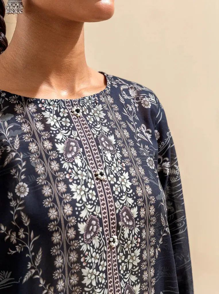Morbagh | Lawn Collection 24 | EBONY STREAMS - Pakistani Designer Dress - by Morbagh | Type: Luxury - 100% Original at Saira Sultan