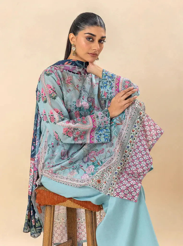 Morbagh | Lawn Collection 24 | SOUL BLUE - Pakistani Designer Dress - by Morbagh | Type: Luxury - 100% Original at Saira Sultan