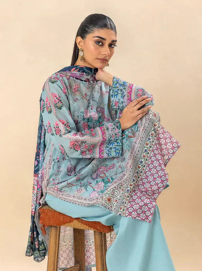 Morbagh | Lawn Collection 24 | SOUL BLUE - Pakistani Designer Dress - by Morbagh | Type: Luxury - 100% Original at Saira Sultan