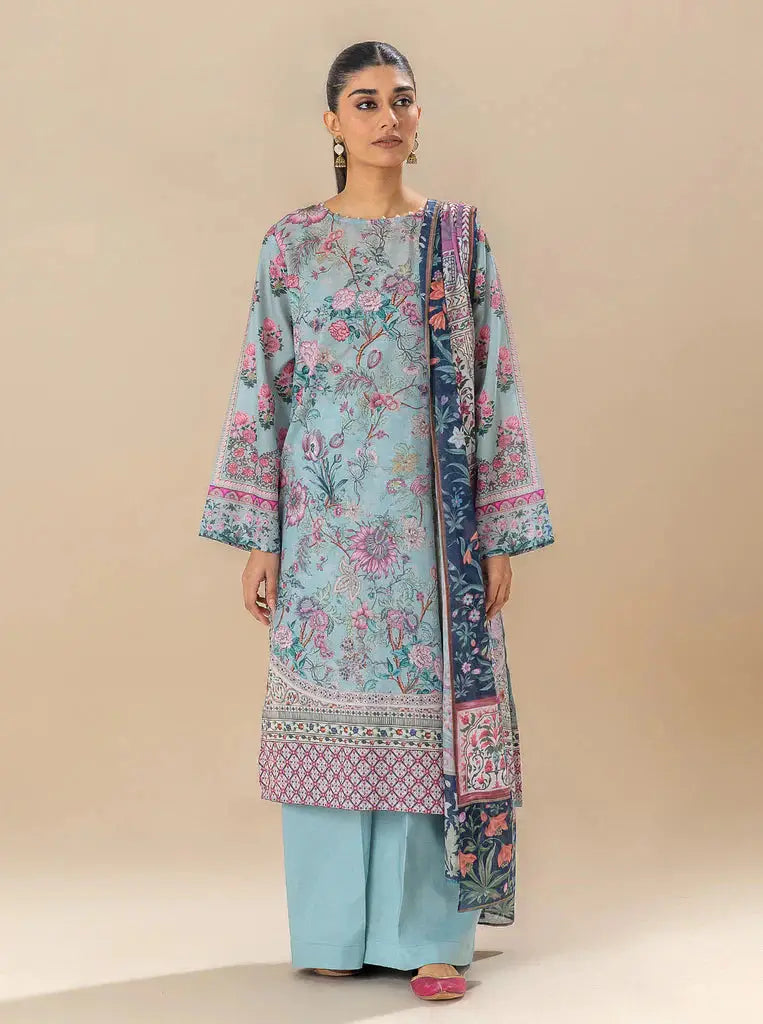Morbagh | Lawn Collection 24 | SOUL BLUE - Pakistani Designer Dress - by Morbagh | Type: Luxury - 100% Original at Saira Sultan