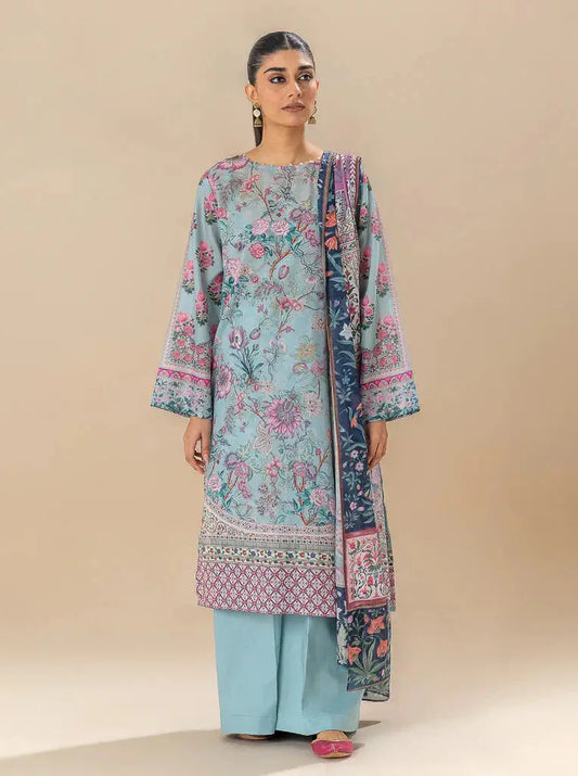 Morbagh | Lawn Collection 24 | SOUL BLUE - Pakistani Designer Dress - by Morbagh | Type: Luxury - 100% Original at Saira Sultan