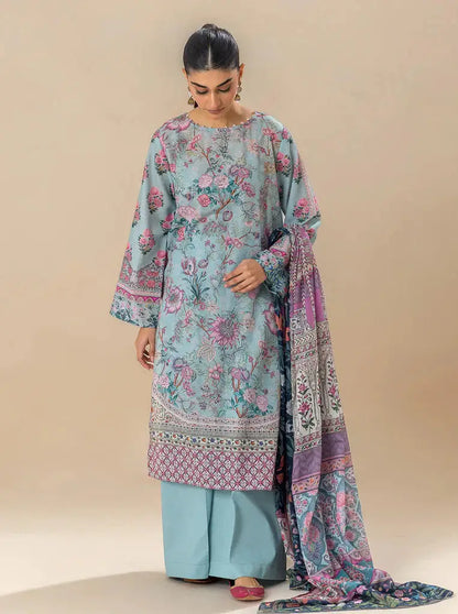 Morbagh | Lawn Collection 24 | SOUL BLUE - Pakistani Designer Dress - by Morbagh | Type: Luxury - 100% Original at Saira Sultan
