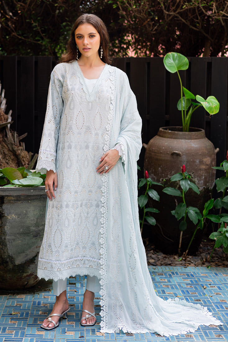 Marjjan | Seraya Lawn 25 | MBL- 18 A L Mint Lawn