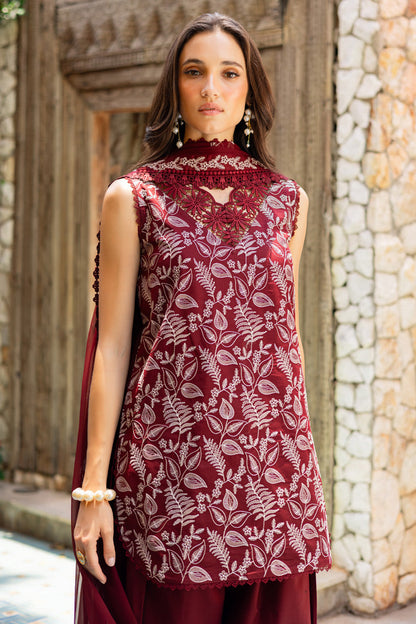 Marjjan | Seraya Lawn 25 | MBL- 19 B L Maroon Lawn