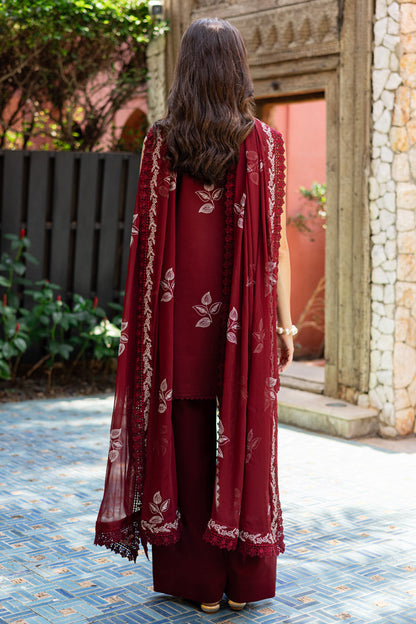 Marjjan | Seraya Lawn 25 | MBL- 19 B S Maroon Lawn