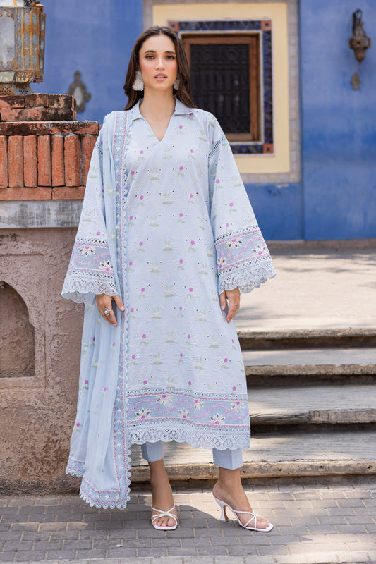 Marjjan | Seraya Lawn 25 | MBL- 20 A XS Pale Sky Blue Lawn