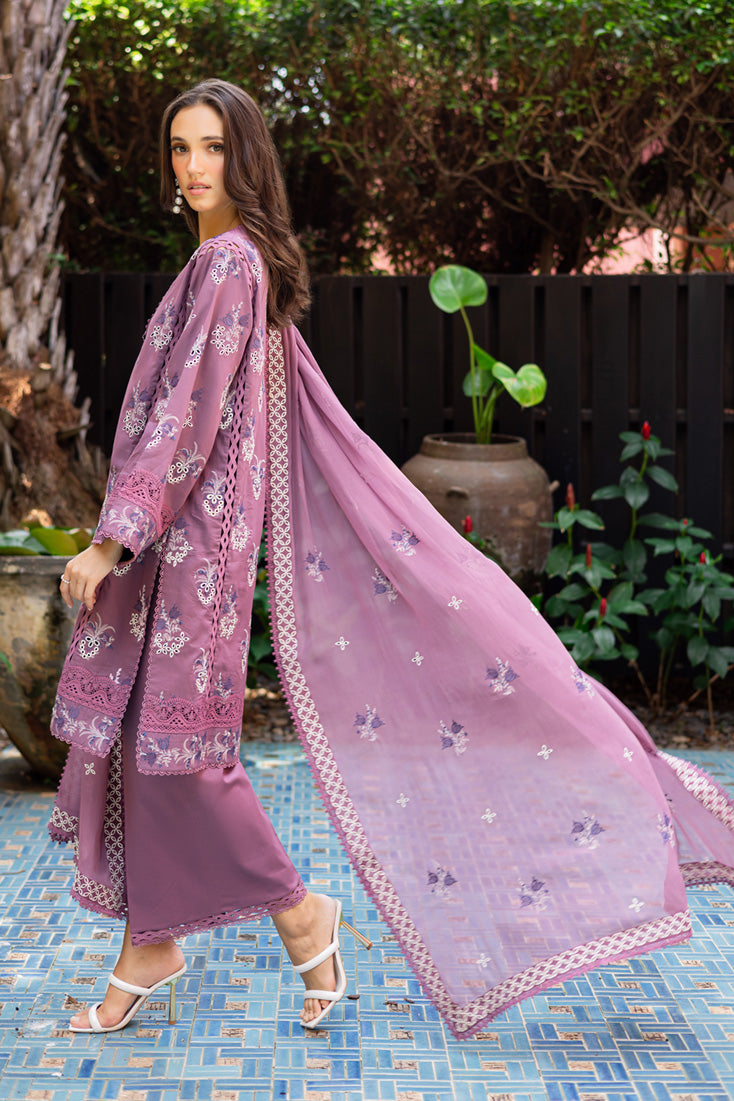 Marjjan | Seraya Lawn 25 | MBL- 21 A XL Purple Gray Lawn