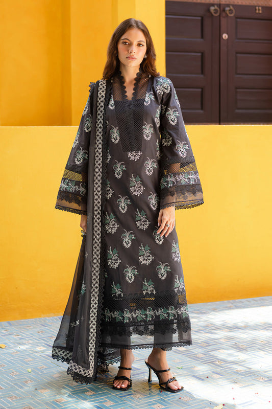 Marjjan | Seraya Lawn 25 | MBL- 21 B XS Black Lawn