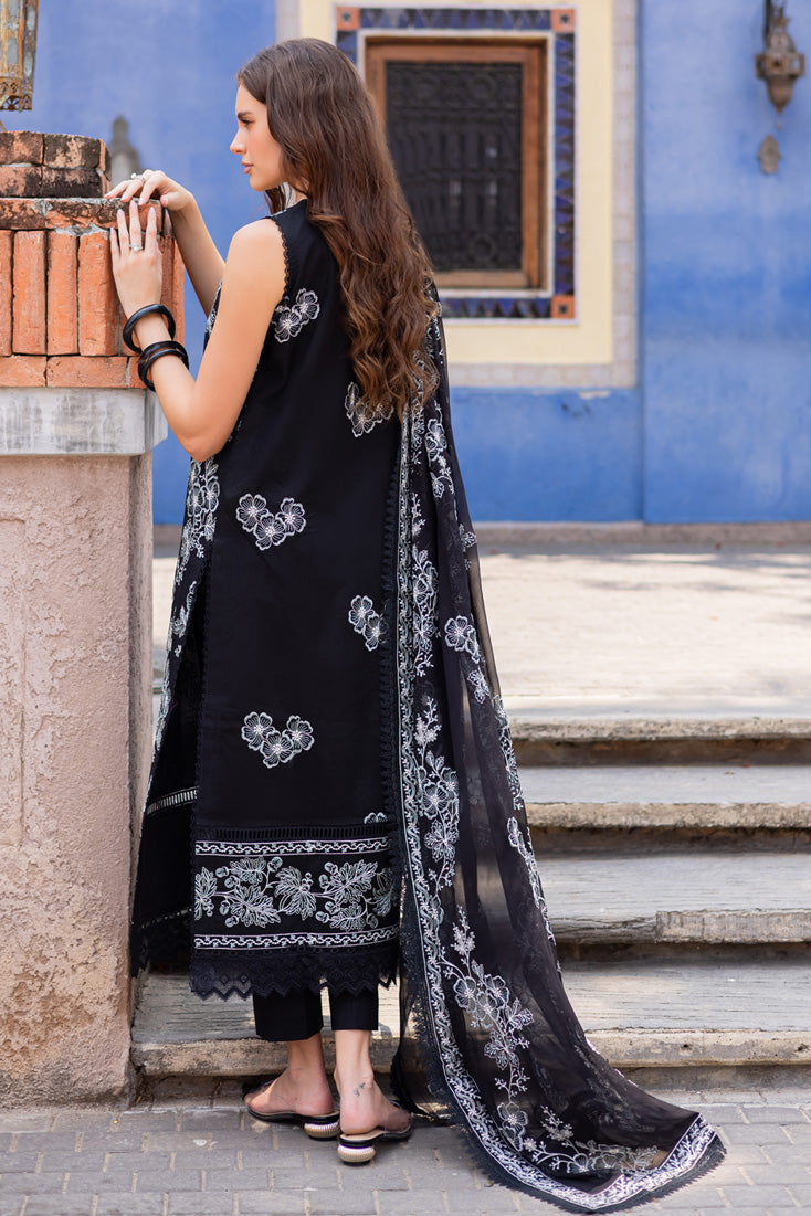 Marjjan | Seraya Lawn 25 | MBL- 22 A S Black Lawn