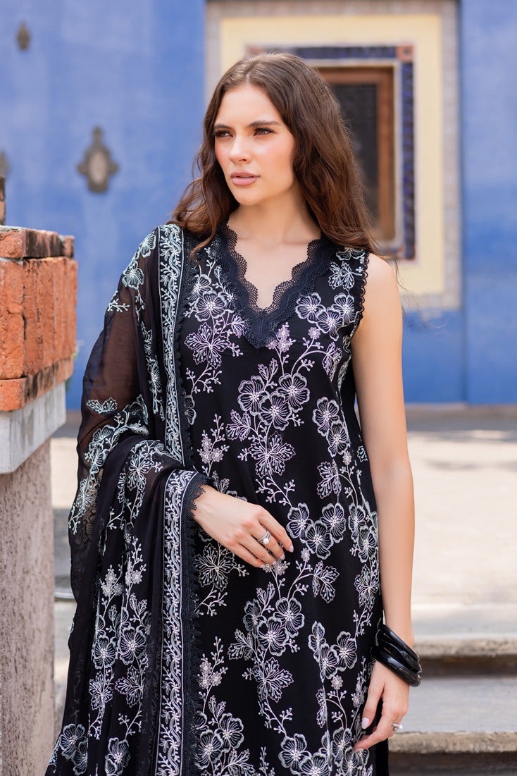 Marjjan | Seraya Lawn 25 | MBL- 22 A XL Black Lawn