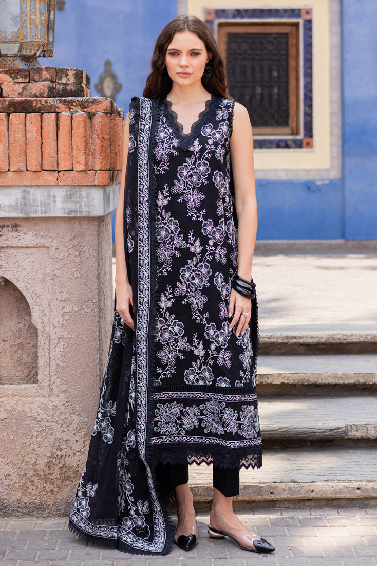 Marjjan | Seraya Lawn 25 | MBL- 22 A L Black Lawn
