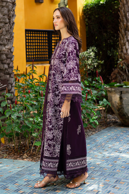 Marjjan | Seraya Lawn 25 | MBL- 23 B Custom Size Plum Lawn