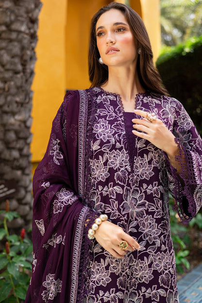 Marjjan | Seraya Lawn 25 | MBL- 23 B XL Plum Lawn