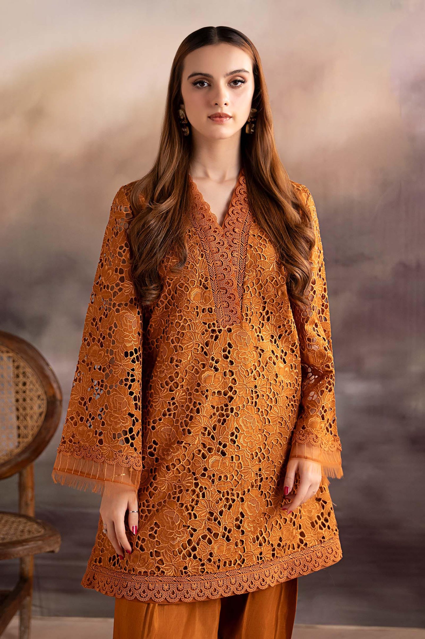 Maria B | Pre fall Dresses | MBS-W25-17 RU - Pakistani Designer Dress - by Maria B - Type : Ladies Clothes - 100% Original at Saira Sultan