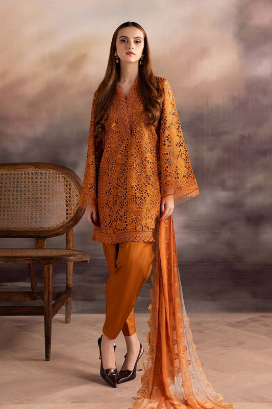 Maria B | Pre fall Dresses | MBS-W25-17 RU - Pakistani Designer Dress - by Maria B - Type : Ladies Clothes - 100% Original at Saira Sultan