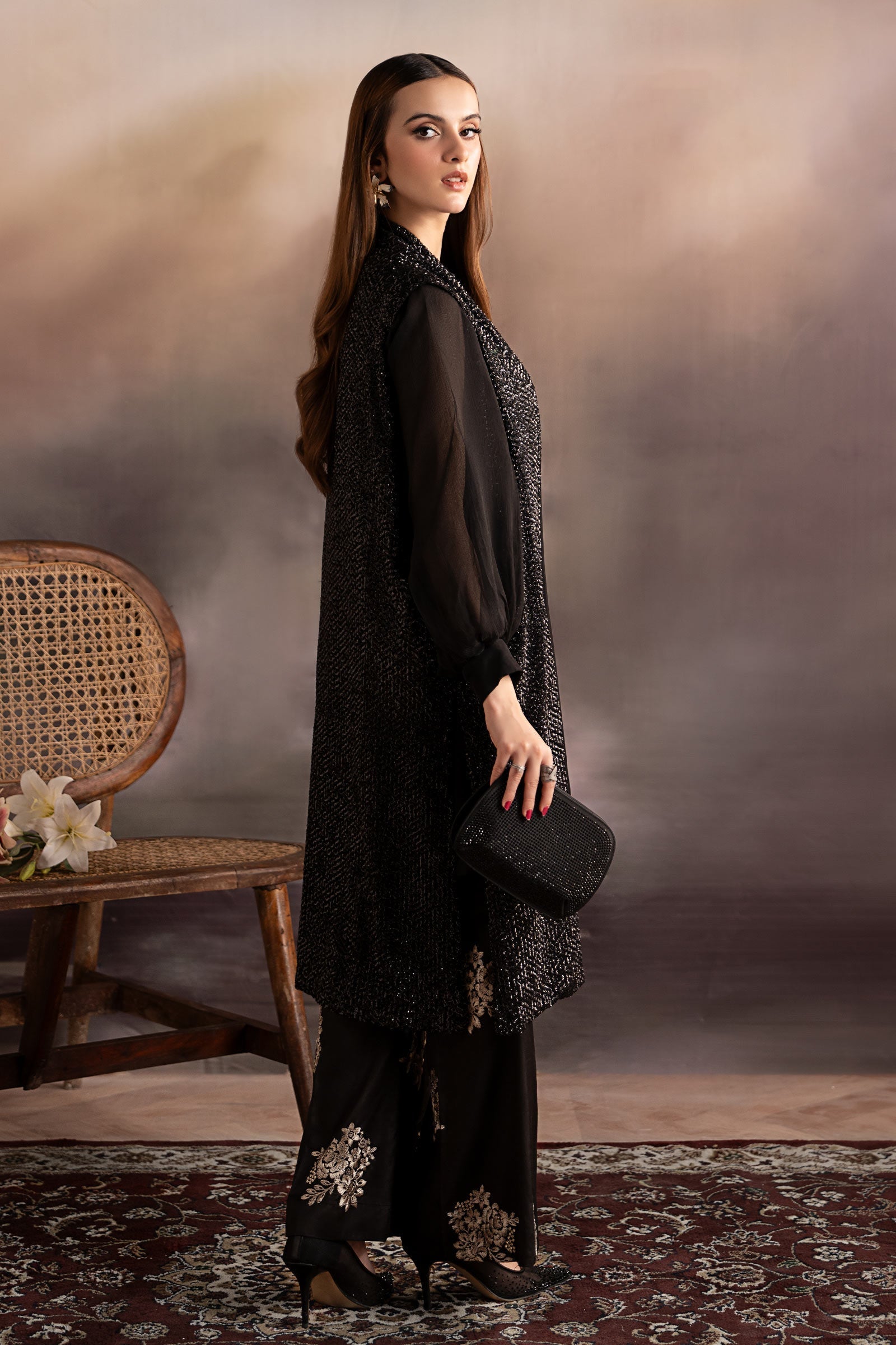 Maria B | Pre fall Dresses | MBS-W25-21 K - Pakistani Designer Dress - by Maria B - Type : Ladies Clothes - 100% Original at Saira Sultan