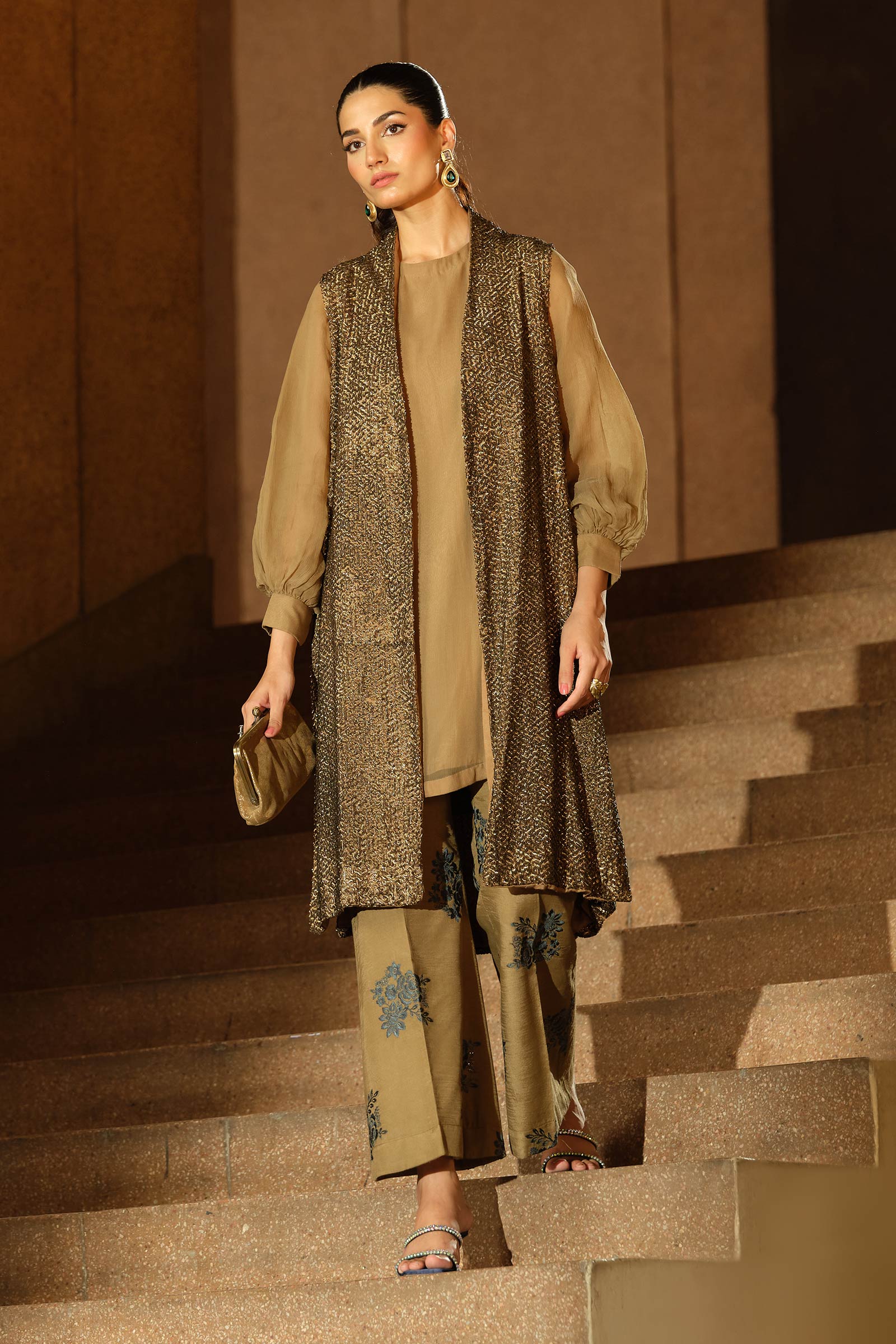 Maria B | Pre fall Dresses | MBS-W25-21 C - Pakistani Designer Dress - by Maria B - Type : Ladies Clothes - 100% Original at Saira Sultan