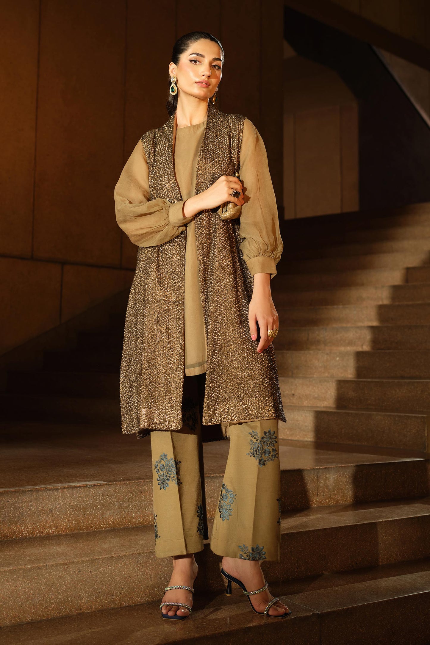 Maria B | Pre fall Dresses | MBS-W25-21 C - Pakistani Designer Dress - by Maria B - Type : Ladies Clothes - 100% Original at Saira Sultan