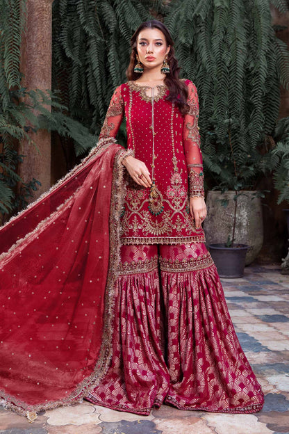 Maria B | Bridal Couture | Shireen - Pakistani Designer Dress - by Maria B | Type: Ladies Clothes - 100% Original at Saira Sultan