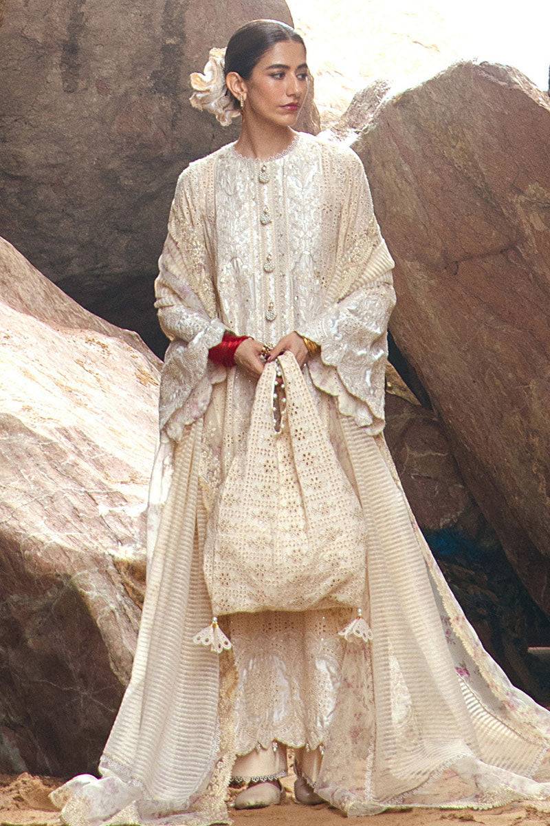 MNR | Festive Lawn 24 | NARA - Pakistani Designer Dress - by MNR | Type: Luxury - 100% Original at Saira Sultan