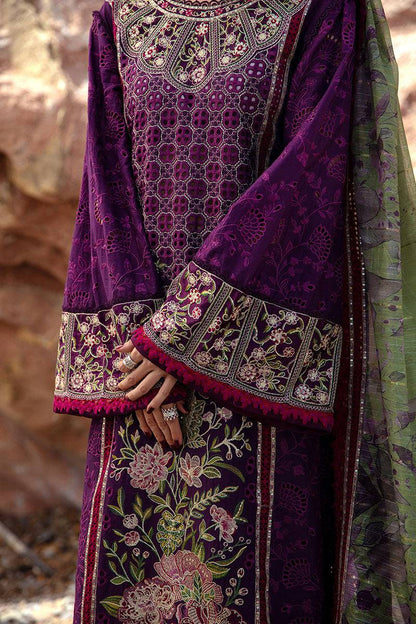 MNR | Festive Lawn 24 | GUL-E-LALA - Pakistani Designer Dress - by MNR | Type: Luxury - 100% Original at Saira Sultan