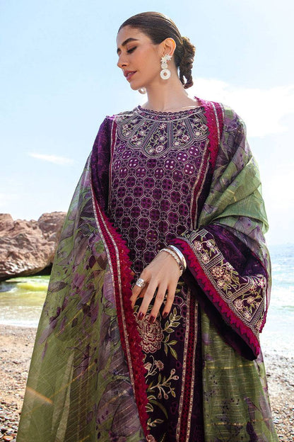 MNR | Festive Lawn 24 | GUL-E-LALA - Pakistani Designer Dress - by MNR | Type: Luxury - 100% Original at Saira Sultan