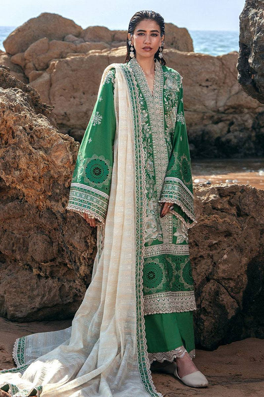 MNR | Festive Lawn 24 | ZARIYA - Pakistani Designer Dress - by MNR | Type: Luxury - 100% Original at Saira Sultan