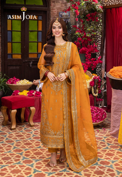 Asim Jofa | Pyaar Diyan Gallan Formals | AJEM-12 - Pakistani Designer Dress - by Asim Jofa | Type: Formal - 100% Original at Saira Sultan