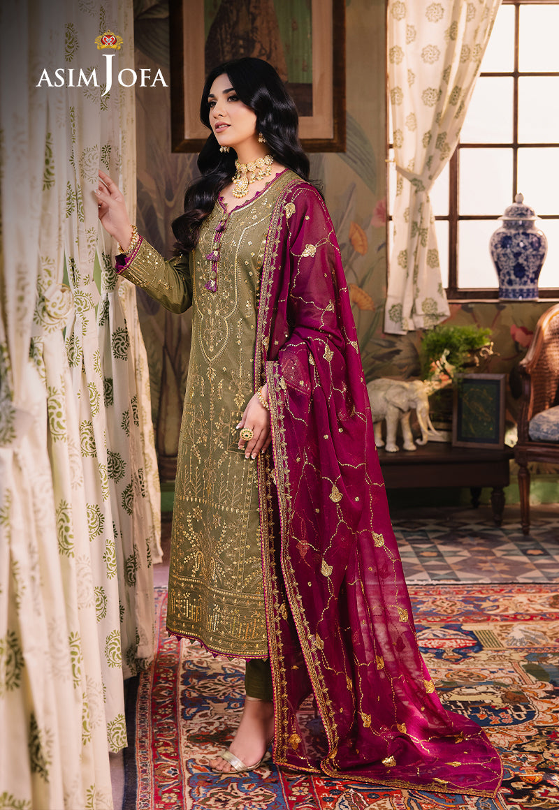 Asim Jofa | Afsanay Luxury Pret | AJLP-08 - Pakistani Designer Dress - by Asim Jofa | Type: Luxury - 100% Original at Saira Sultan