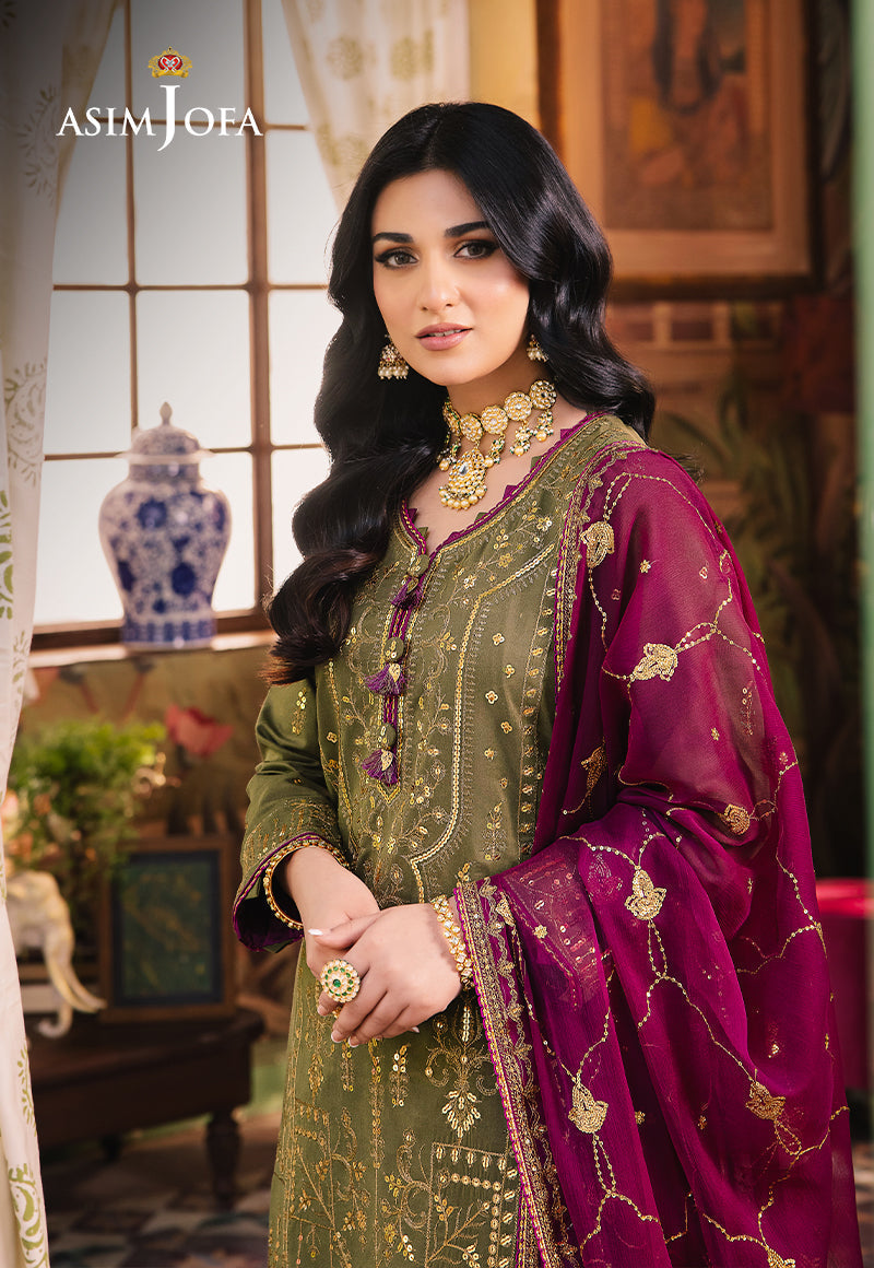 Asim Jofa | Afsanay Luxury Pret | AJLP-08 - Pakistani Designer Dress - by Asim Jofa | Type: Luxury - 100% Original at Saira Sultan