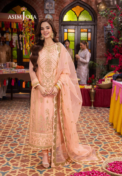Asim Jofa | Pyaar Diyan Gallan Formals | AJEM-20 - Pakistani Designer Dress - by Asim Jofa | Type: Formal - 100% Original at Saira Sultan