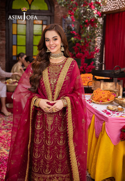 Asim Jofa | Pyaar Diyan Gallan Formals | AJEM-23 - Pakistani Designer Dress - by Asim Jofa | Type: Formal - 100% Original at Saira Sultan